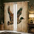 thumbnail image 2 of Manfei Rustic Animal Mallard Blackout Curtains,Farmhouse Bird Window Curtains Pack of 2 (38x45 Each), 2 of 6