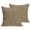 Brown, variant on Throw Pillow Covers 18x18 Inch Set of 2 Wine Red Linen Decorative Pillows Cushion Case Soft Square Pillowcases Farmhouse Pure Color Throw Pillows for Couch Sofa Bed Chair Home Decor