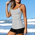 thumbnail image 6 of Summer Plus Size Bathing Suit for Women Fashion Sleeveless Printing Round Neck Bikini Padded Swimwear Swim Romper Backless Bathing Suit, 6 of 8