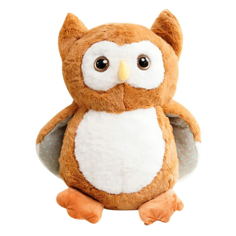 LIWEN 25 40cm Owl Plush Toy Soft Cute Cartoon Doll Desktop Decoration Stuffed Animal Children Plush Doll Toy Kids Girls Gift