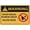 Warning Sign 3, variant on Danger Construction Area Sign 8"x12", Aluminum Tin Warning Signs for Home Outdoor Garden, Weatherproof Safety Sign for Work Area