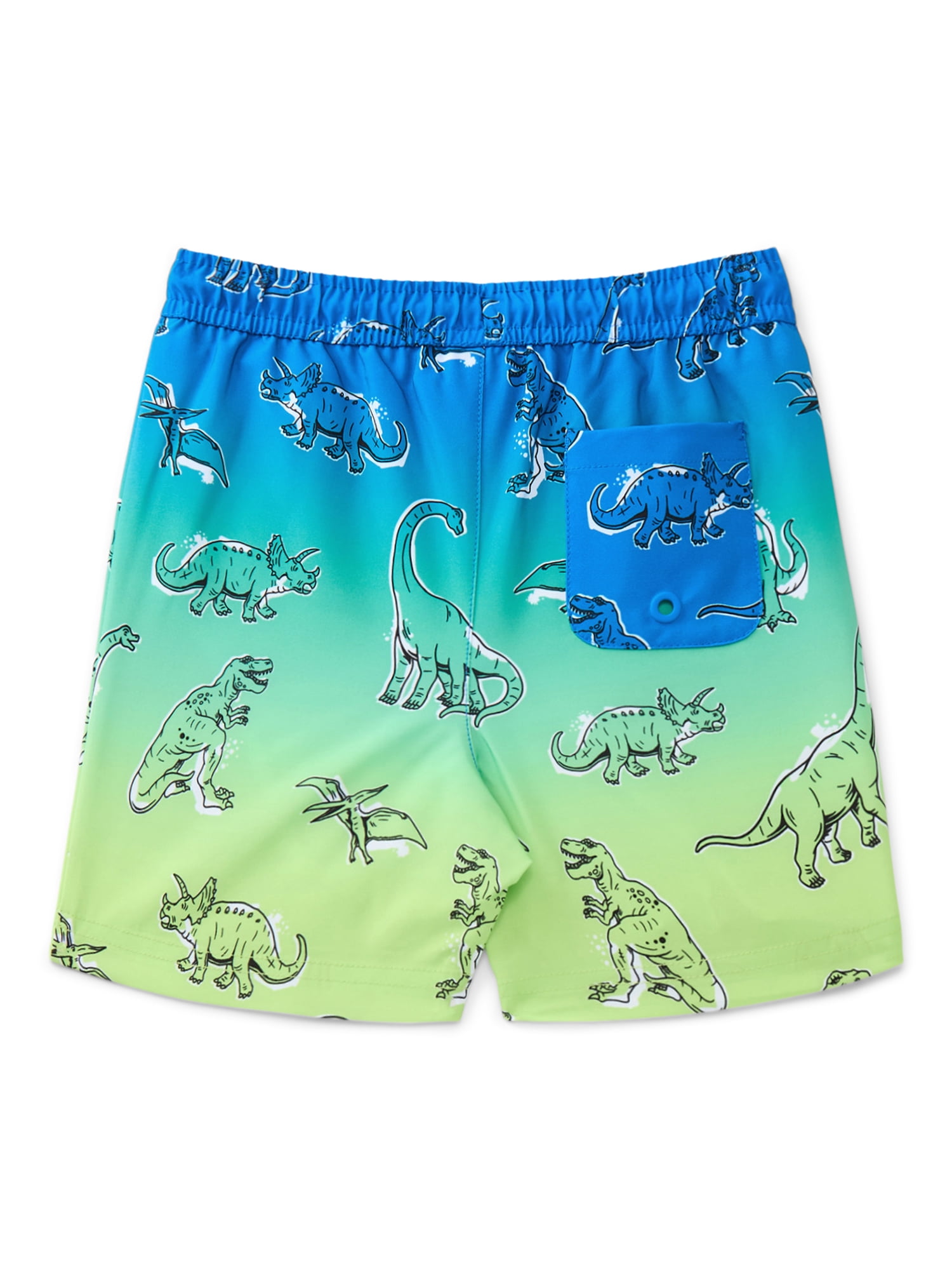 Wonder Nation Baby and Toddler Quick- Dry Swim Trunk, Sizes 12M-5T
