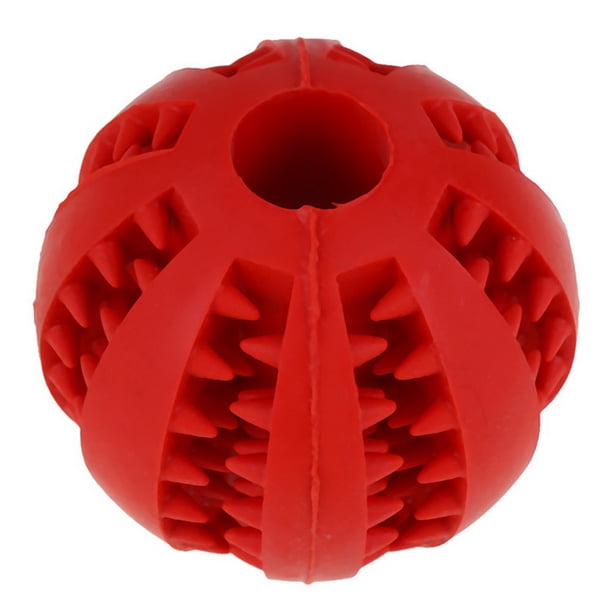 Greeniant Juguete interactivo para perros de 5CM/7CM, pelotas de goma para mascotas, perros, gatos, cachorros, juguetes para masticar, juguetes para Suministros para perros Rojo 5cm