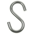 thumbnail image 2 of Wideskall 2" inch Heavy Duty Small Zinc Plated Steel S Shaped Hanging Hooks Hangers  Pack of 20, 2 of 3