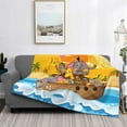 thumbnail image 2 of Fuzoiu Animals on Noah's Ark1 Print Flannel Blanket,Throw Blanket,Flannel Home Decor,Fleece Bed Blankets,Cozy Soft Blanket for Bed, Sofa, Camping, and Travel-40"x30", 2 of 6