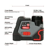 Hyper Tough 12V Cordless Cross-line Laser Level with 1.5Ah Battery and Charger