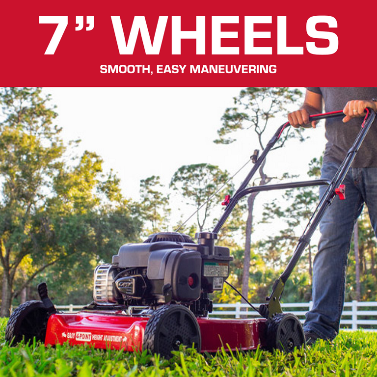 Free Shipping! Hyper Tough 20-inch Gas Push Lawn Mower with 125cc