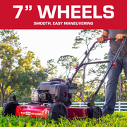 Hyper Tough 20 in 125cc Gas Walk-Behind Push Lawn Mower with Briggs & Stratton Engine, Red