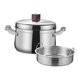 thumbnail image 2 of Olla vaporera de acero inoxidable. Utensilio de cocina versátil para fiestas, el hogar y viajes. 22 cm, 2 of 9