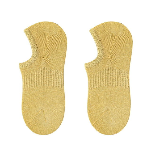 AWZXDE Women's Spring Summer Comfortable Breathable Macaron Colored Low Cut Non Slip Boat Socks Ankle Socks