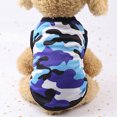 thumbnail image 3 of Walbest Dog Camouflage Print Vest Puppy Kitten Shirt Vest Pet T-Shirt Pet Clothing Small Dog Boy Girl Breathable Sleeveless Pet Vest (Red, XXL), 3 of 7