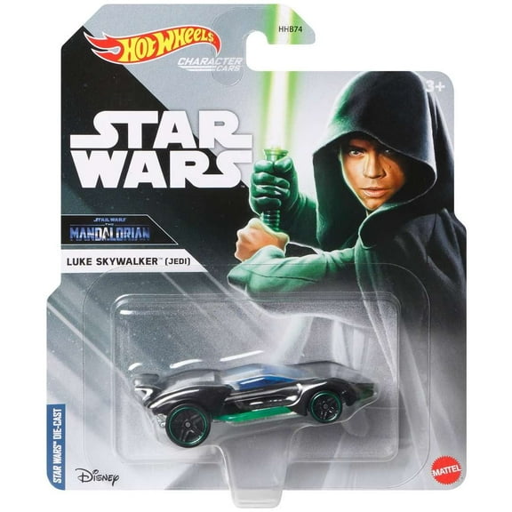 Star Wars Hot Wheels Character Cars Luke Skywalker Diecast Car (Jedi)