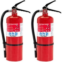 2 PACK | First Alert Heavy Duty Professional Grade Fire Extinguisher, 5 lbs