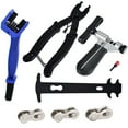 thumbnail image 1 of All-in-One Bike Chain Repair Tool Kit: Heavy-Duty Chain Splitter, Chain Checker, Magic Buckle Pliers, 3 Pairs of Quick Links & Blue Cleaning Brush – Portable, Durable Maintenance Set for, 1 of 6