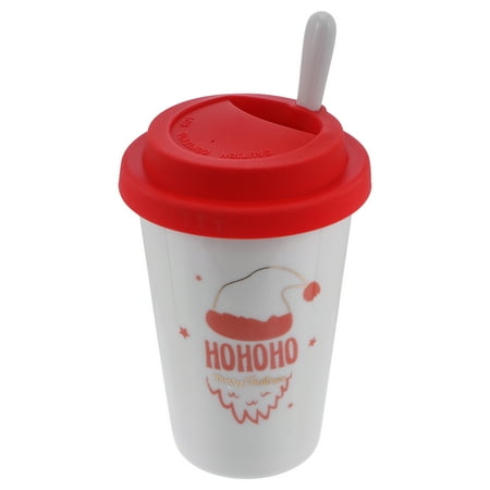 

Hemoton Christmas Elements Printing Ceramic Mug Coffee Cup Water Container (White)
