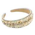 thumbnail image 3 of Fashionable Wide Band Turquoise Rhinestone Hair Headband For Elegant Boho Daily Wear, 3 of 3