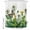 White, variant on Dandelion Field Shower Curtain for Bathroom, Abstract Yellow Flower Monarch Butterfly Botanical Waterproof Cloth Fabric Bathroom Accessories Set with 10 Rust Proof Plastic Hooks, 48"x72"