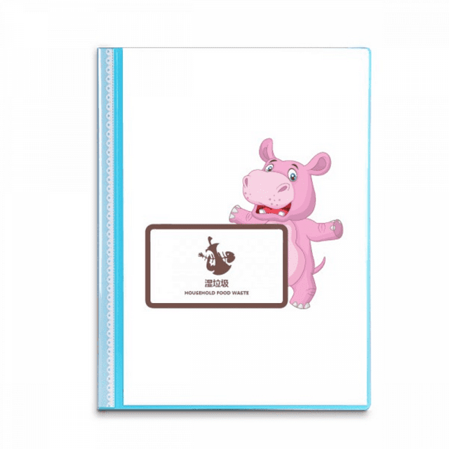 Waste Classification Wet Waste Animals Book Sheet Protectors Portfolio Binder Folder