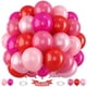 thumbnail image 1 of Globos HILAVO de látex, 60 unidades, 30 cm, fucsia, rosa intenso, rosa y rojo, 1 of 8