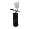 thumbnail image 3 of Máquina de aerógrafo facial, aerógrafo de inyección de oxígeno de mano, pulverizador humectante facial portátil de alta presión, negro, 20 ml, 3 of 14