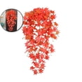 thumbnail image 1 of Dvruxg Artificial Maple Leaf Garland, Thanksgiving Wall Hanging Decor(Red), 1 of 5