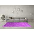 thumbnail image 3 of Ahgly Company Indoor Square Oriental Pink Industrial Area Rugs, 3' Square, 3 of 4