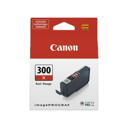 UPC: 0013803326468 | Canon LUCIA PRO PFI-300 Original Ink Cartridge Red 4199C002