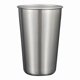 thumbnail image 2 of Stainless Steel Pint Glass - Stackable Pint Glass Travel Mug - Metal Mug For Outdoor Drinking - 500Ml Reusable Steel Mug - Set Of 5, 2 of 4