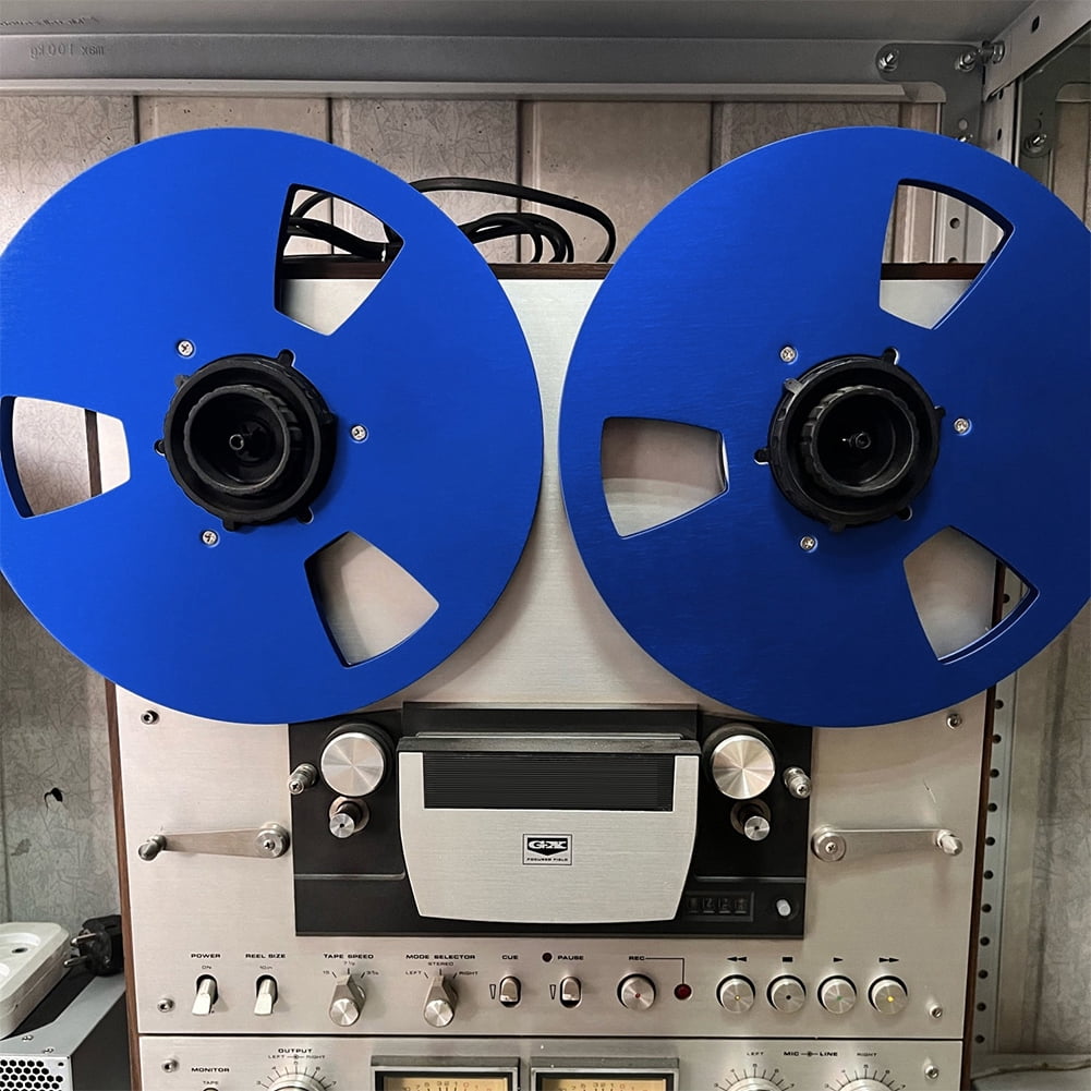 Xewsqmlo Empty Tape Reel Aluminum Alloy Recording Tape Reel for Open