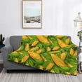 thumbnail image 3 of Salouo Fresh Corn 1 Print Throw Blanket Gifts for Women Men Soft Flannel Blanket for Home Living Room Decor Bedroom Blanket Gifts for Mom Dad -80"x60", 3 of 7