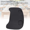 thumbnail image 3 of Wheelchair Tray, Detachable Wheelchair Table Cup Holder Removable Portable Desk Accessories for Eating Reading Resting Mobility Aid, Thicken Wheelchair Desk Lap Board Eating Aid, 3 of 7