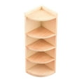 thumbnail image 2 of Rushawy 2pcs Mini Wooden 1:12 Dollhouse Furniture DIY Toys Cabinet and Round Stool, 2 of 9