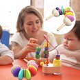 thumbnail image 4 of KAKOWELY Small Castanet Musical Toy Toddler Handheld Wooden Kids Musical Instrument Sound Making Toy,14.57X"X2.76"X2.76", 4 of 4