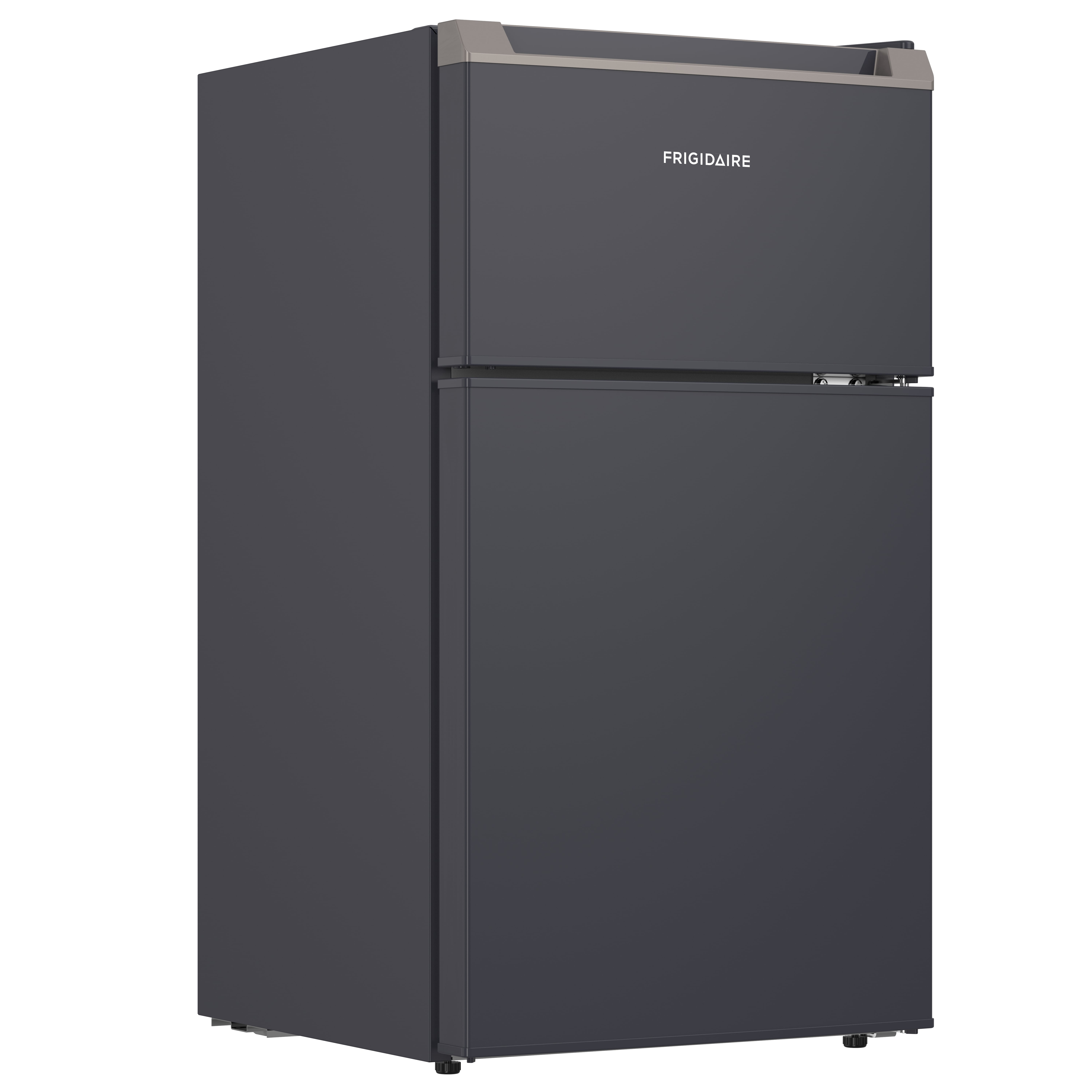 Frigidaire 3.1 Cu. ft. Top Mount Refrigerator, Compact Fridge Freezer Combo, Mini Fridge with Freezer, Slate