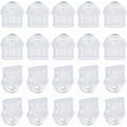 thumbnail image 1 of 1 caja de 50 tapones antipolvo para teléfono móvil, tipo C, transparentes., 1 of 9