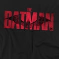 thumbnail image 2 of The Batman T-Shirt Crimson Drawn Bat Logo Unisex Graphic Tee For Men & Women, 2 of 7