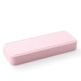 thumbnail image 4 of Estuche de lápices de doble capa con cremallera, compartimentos grandes y pequeños para organizar el material escolar. Bolsa de tela resistente para estudiantes y profesores. Aestivo | Rosa, 4 of 7