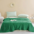 thumbnail image 4 of Tyidzon Bedding Cool Feeling Skin Friendly Solid Color Washed Cotton Summer Breathable Comforter, 4 of 6