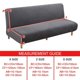 thumbnail image 3 of Funda de asiento plegable para sofá cama, cubierta elástica sin brazos, barata, para hogar, Hotel, banquete, tamaño grande, 3 of 4