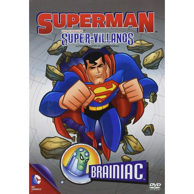 Superman Super Villanos Brainiac DVD Warner Bros