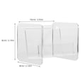 thumbnail image 2 of Wallet Card Holder Acrylic Name Card Holder Desk Card Holder Card Rack Card Storage Rack Business Cards Holder, 2 of 6