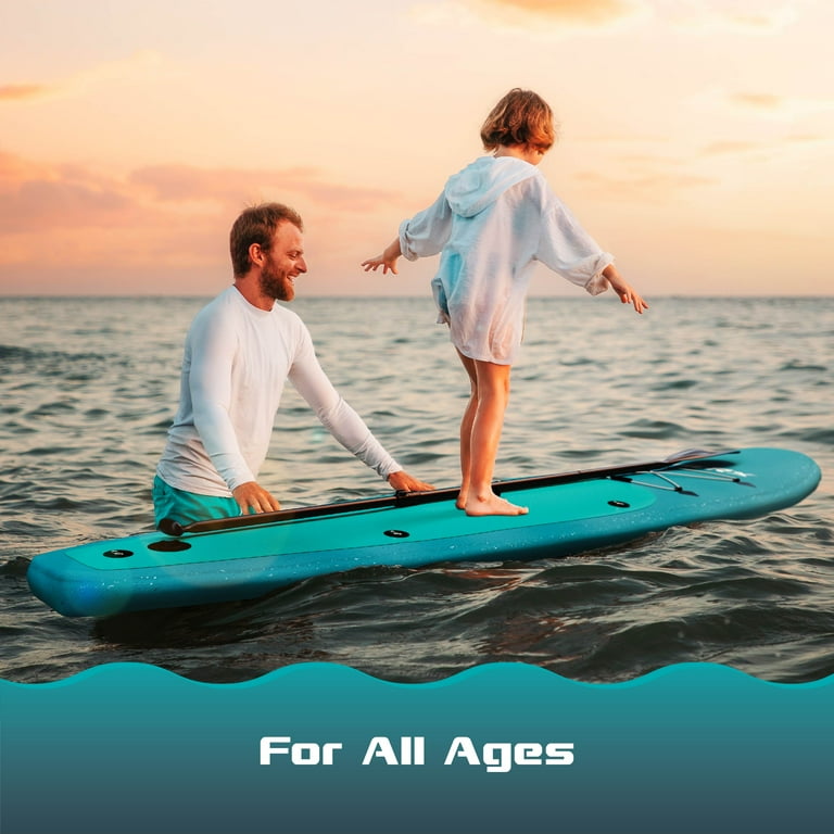 FitRx 10ft. Inflatable Paddle Board with Aluminum Adjustable