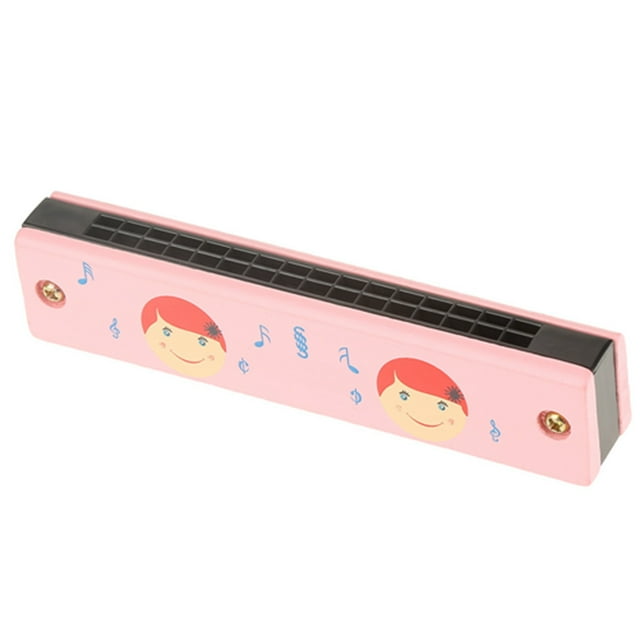 Harmonica Musical Toy, 16 Holes Baby Kids Educational Harmonica Soft Wood Musical Instruments Toy For Professional Player Beginner Students Children Kids Entry