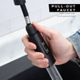thumbnail image 3 of JS High-Arc Black Pull-Down Kitchen Faucet, Single Lever Handle, 2 Function Sprayer, 3 of 7