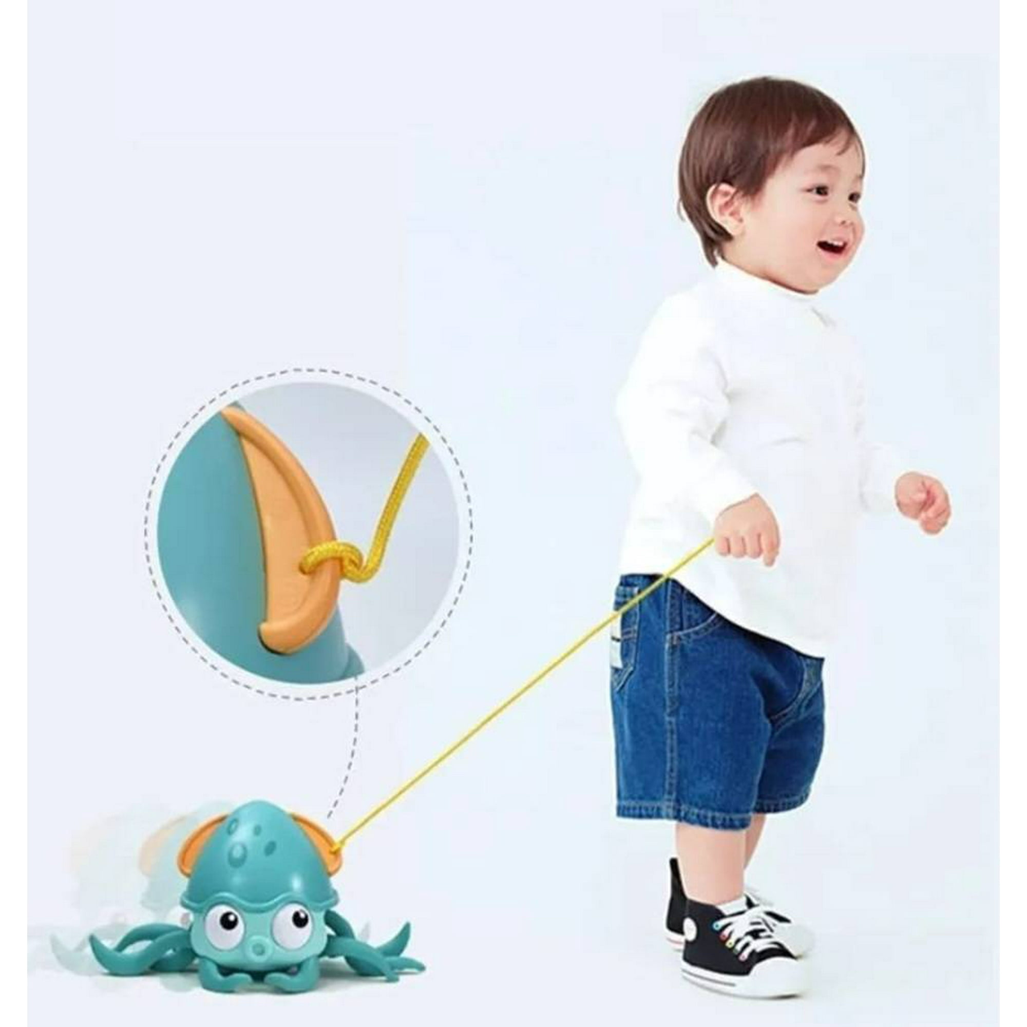Octupus Juguete A Cuerda Piso Y Agua