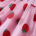 thumbnail image 6 of Hiijoy Infant Girls Strawberry Print Ruffle Dress Summer Mesh Dress, Sizes 0-24M, 6 of 7
