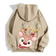 thumbnail image 5 of WILLBEST Sudadera Deportiva para Mujer Ladies' Christmas Printed Zipper Long Sleeved Pocket Drawstring Casual Hooded Sweatshirt 1976 Chica​​, 5 of 8