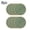 Green-8Pcs, variant on Braided Round Placemats 15 Inch Woven Table Mats Non- Washable Thin Edge Place Mats for Kitchen Dining Table Decor - Heat Resistant Placemats for Dining Outdoors Parties Use