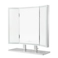 thumbnail image 3 of Impressions Vanity Trifecta Plus Vanity Mirror with 15 LED Globe Bulbs for Makeup Room (White), 3 of 9