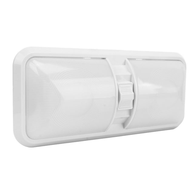 Luz de Lectura Interior LED 12 Voltios Bling Bling Lente Ovalada de Techo para RV
